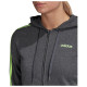 Adidas Γυναικεία ζακέτα Essentials 3-Stripes Full-Zip Hoodie